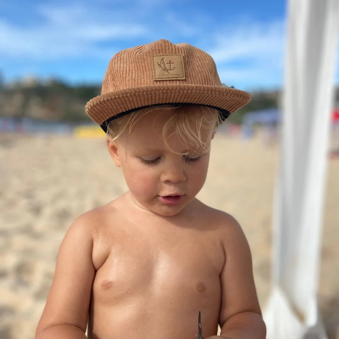 Anchor & Arrow Corduroy Hat - Toffee