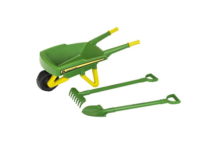 John Deere 3 Piece Wheelbarrow Set