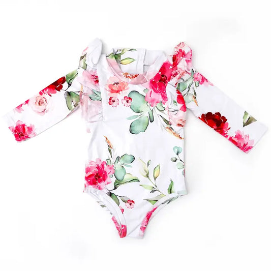 With Love For Kids Shimmy Long Sleeve Swimmers - Sadie