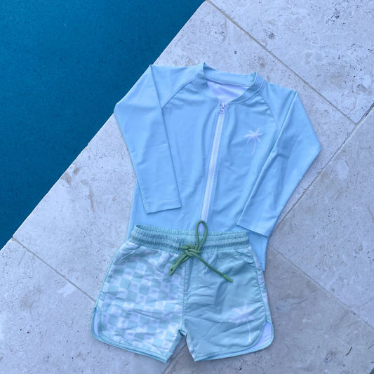 Anchor & Arrow Archie Rash Vest - Mint