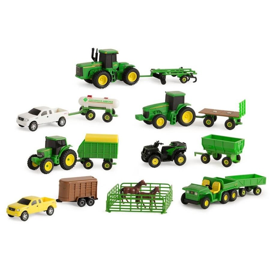 John Deere Farm Toy Set 20 Pieces