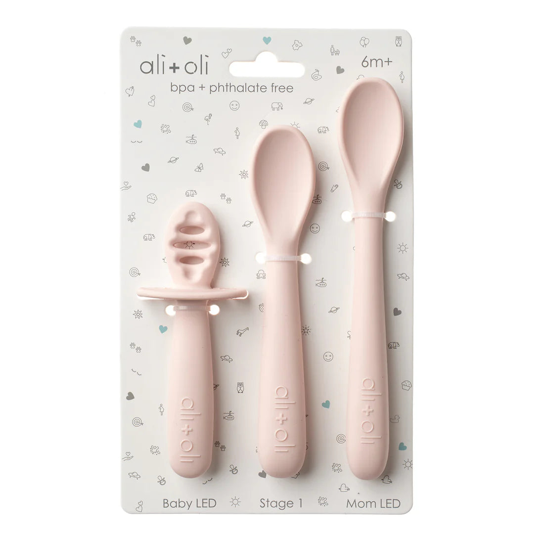 Ali + Oli Multi Stage 3 Pce Spoon Set