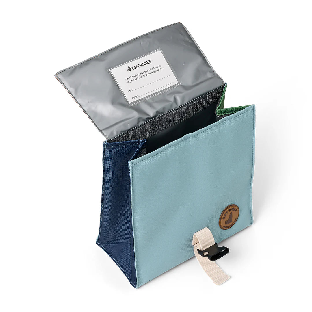 Crywolf Insulated Lunch Bag Ocean Colour Block