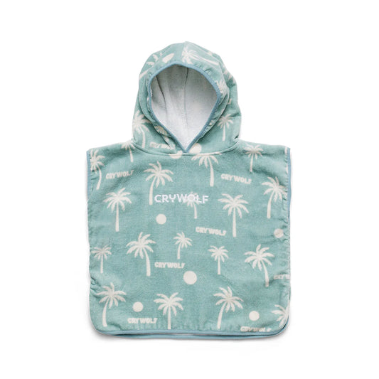 Crywolf Baby Hooded Towel Pacific Blue