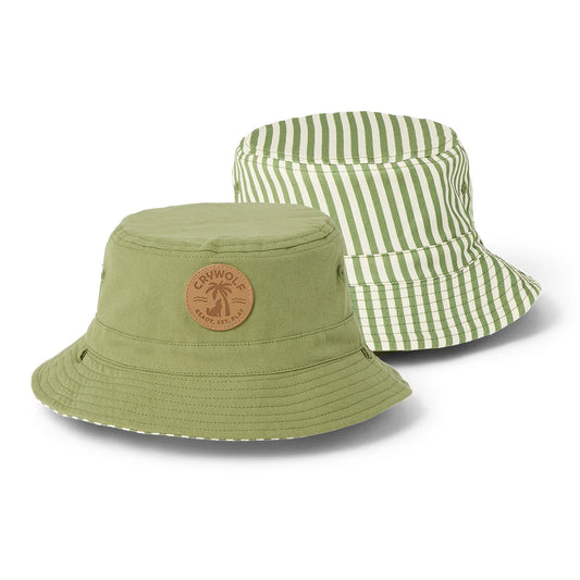 Crywolf Reversible Bucket Hat Coastal Stripe