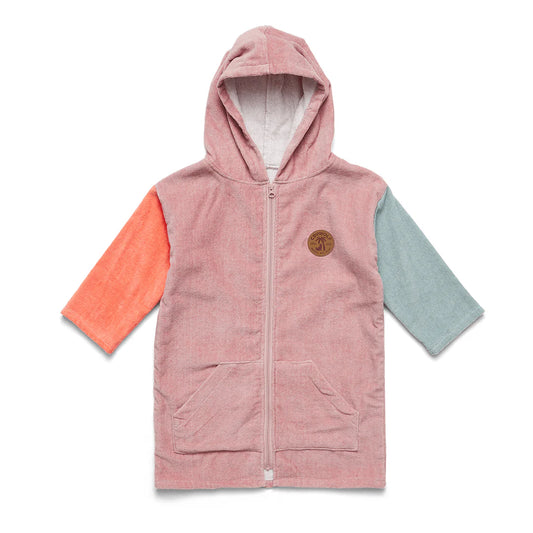 Crywolf Everywhere Zip-Up Towel Sunset Colour Block