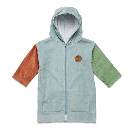 Crywolf Everywhere Zip-Up Towel Ocean Colour Block