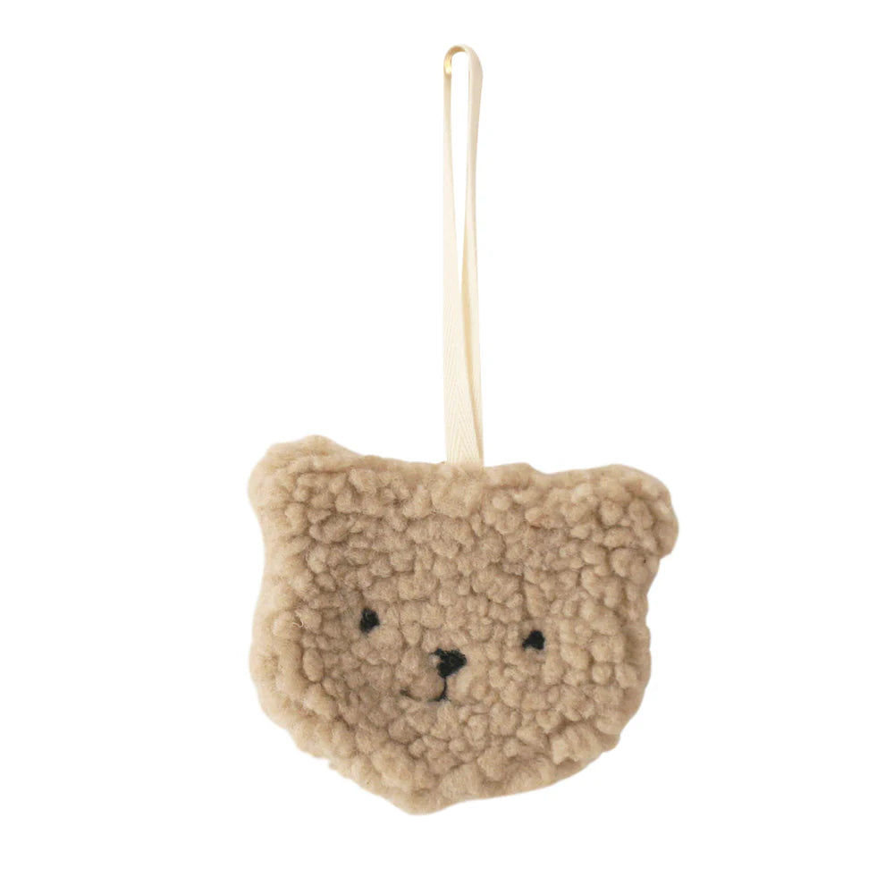 Alimrose Sherpa Paci Comforter Bear Oatmeal