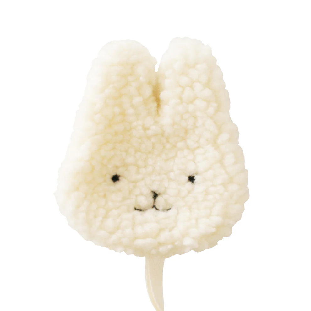 Alimrose Sherpa Paci Comforter Ivory Bunny
