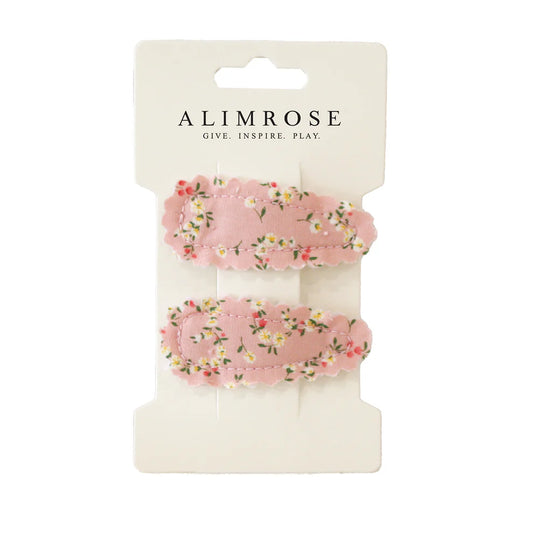 Alimrose Hair Clip Set - Posy Heart