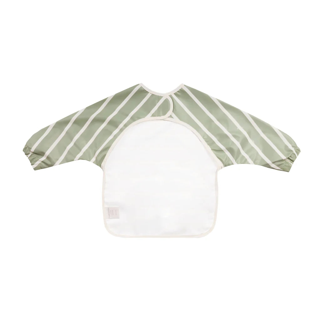 Kyndbaby Messy Bib - Sage Stripe