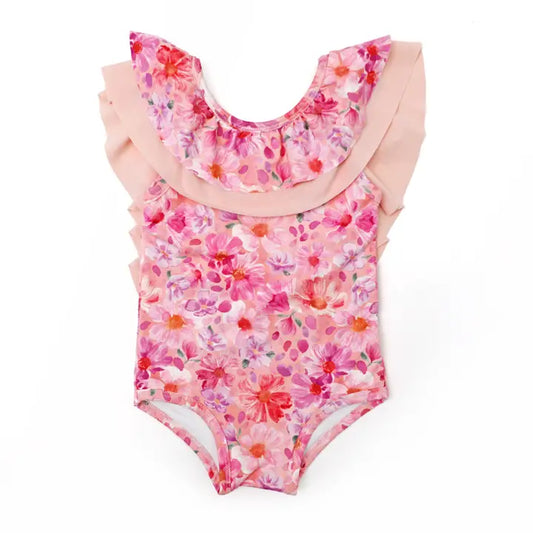 With Love For Kids Ruffle Swimmers - Flora