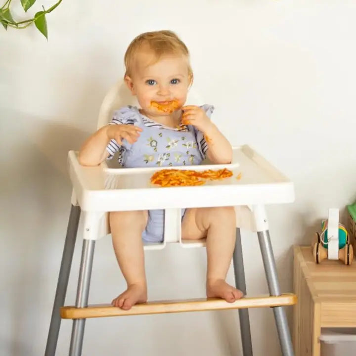 Nibble and Rest Footsi - Eco-Friendly Bamboo Adjustable Highchair Footrest