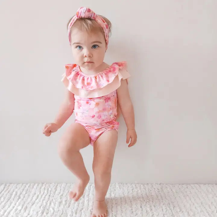 With Love For Kids Ruffle Swimmers - Flora