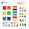 CONNETIX Magnetic Tiles 60 Pce Rainbow Starter Pack