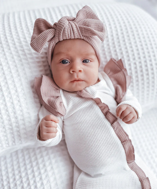 Indigo Dreams Mauve Waffle Headband