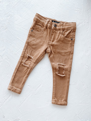 Ballerinas and Boys Caramel Kids Skinny Jeans