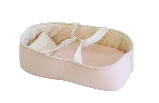 Alimrose Doll Carrier Set Pale Pink & Spot
