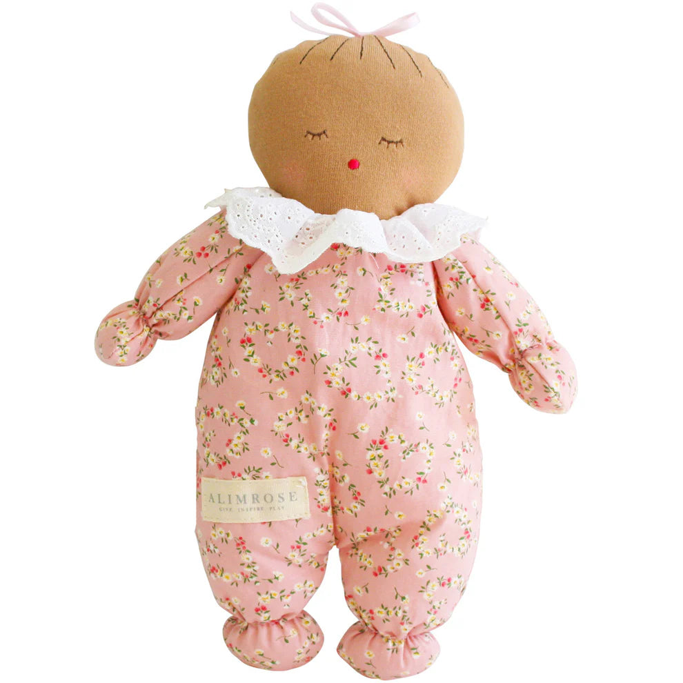 Alimrose Asleep Awake Baby Doll 24cm Posy Heart
