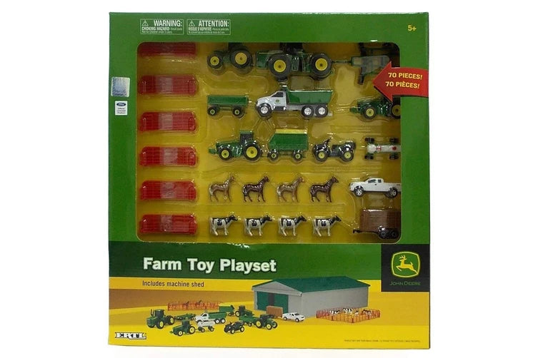 John Deere Farm Toy Playset 70 Piece