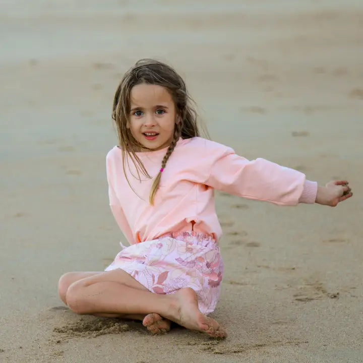 With Love For Kids Heidi Mini Denim Skirt - Serenity
