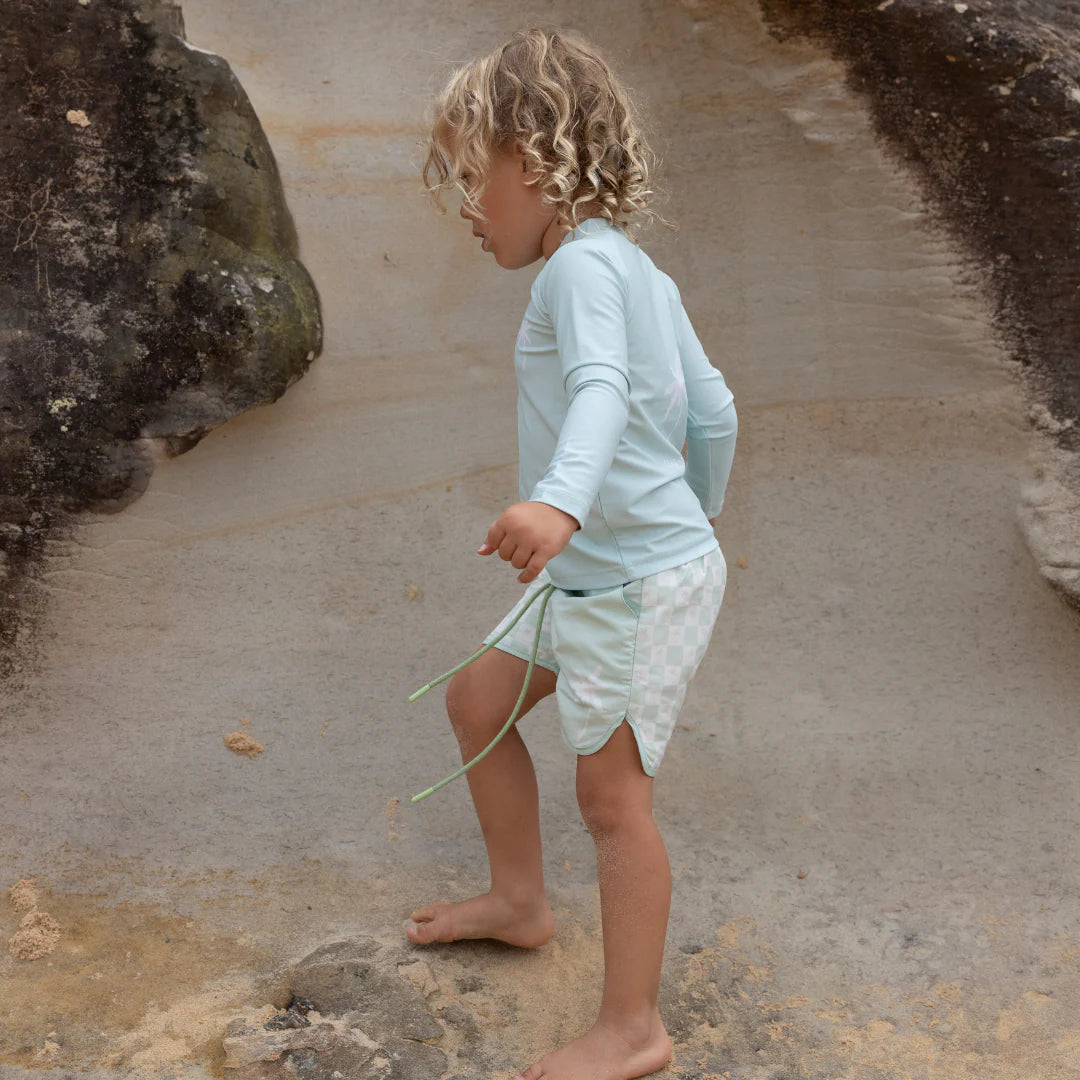 Anchor & Arrow Archie Rash Vest - Mint