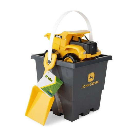 John Deere 15cm Sand Pit Value Set with Bucket and Dump Truck