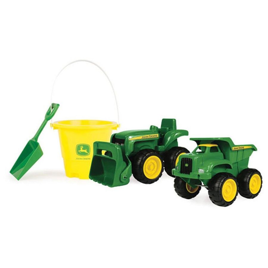 John Deere Dump Truck and Tractor with Bucket & Shovel