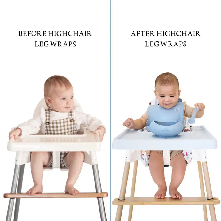 Nibble and Rest Ikea Highchair Leg Wraps - Bamboo