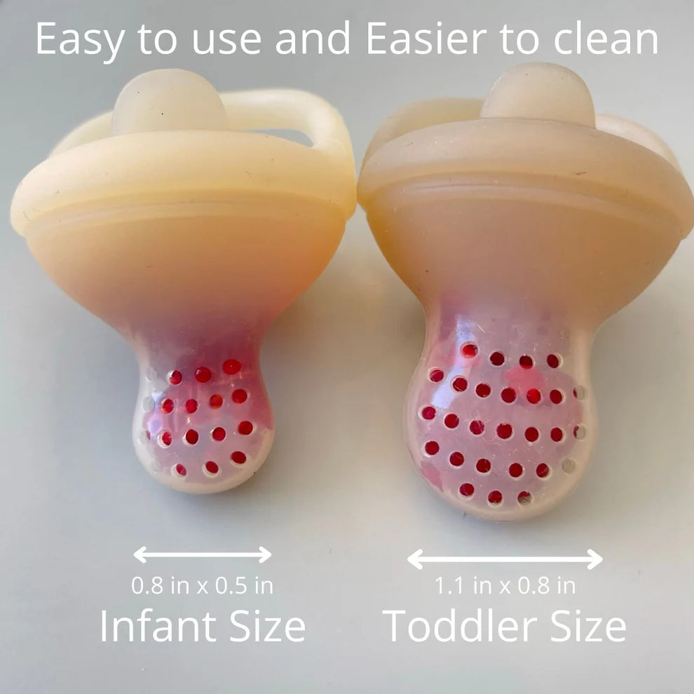 Ali + Oli Silcone Food Fruit Feeder 2 Sizes