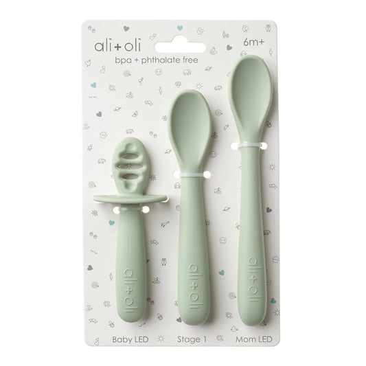 Ali + Oli Multi Stage 3 Pce Spoon Set