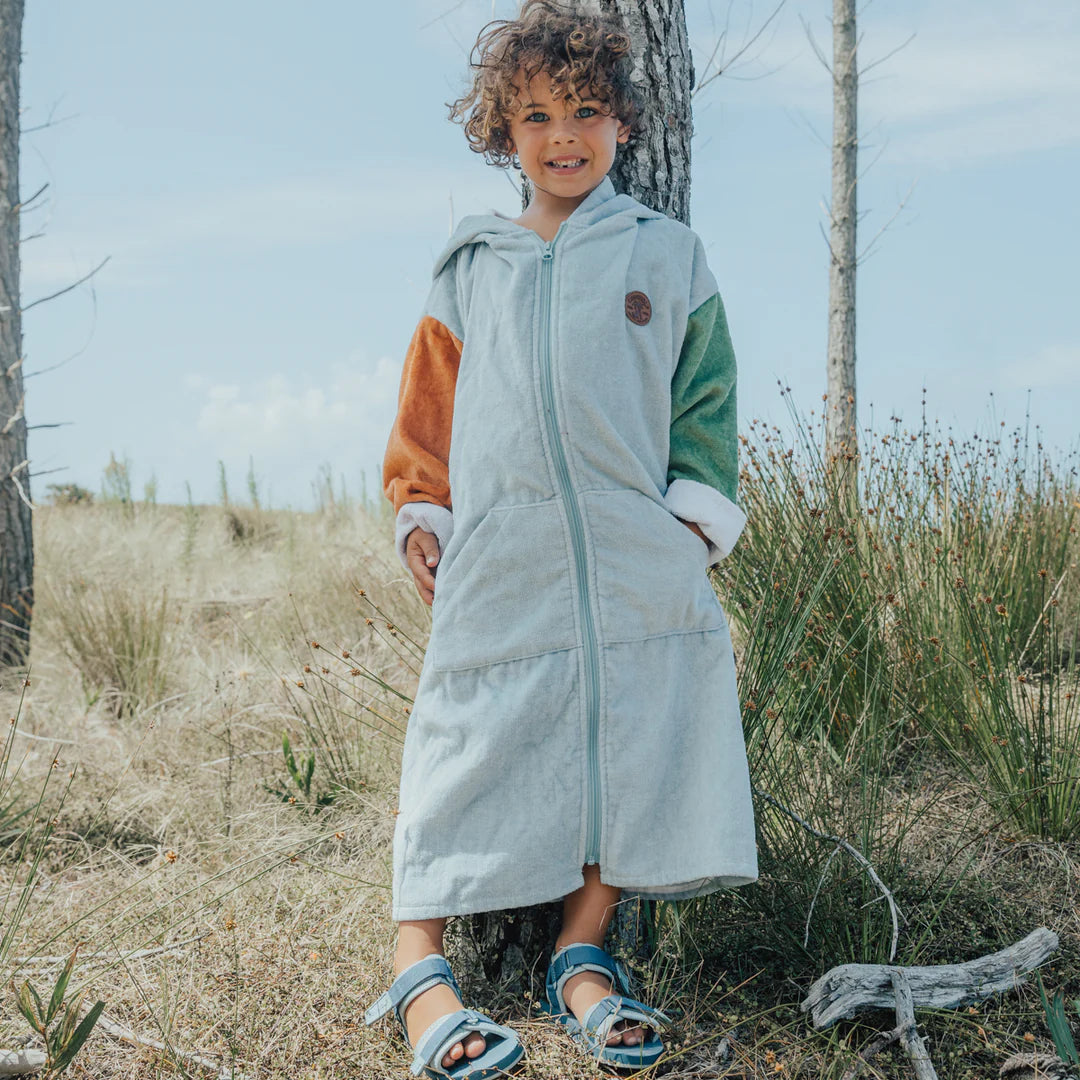Crywolf Everywhere Zip-Up Towel Ocean Colour Block
