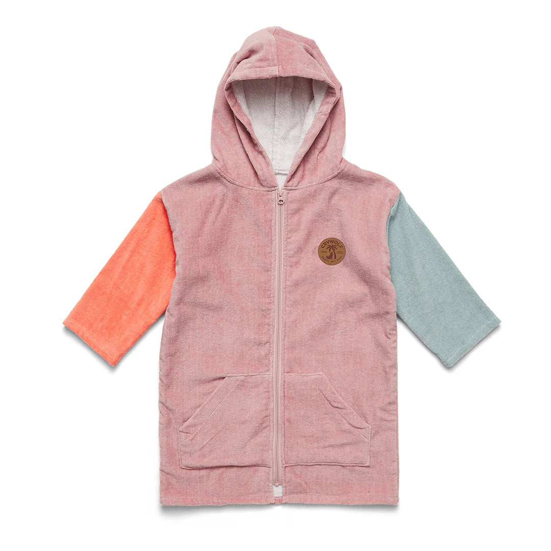 Crywolf Everywhere Zip-Up Towel Sunset Colour Block