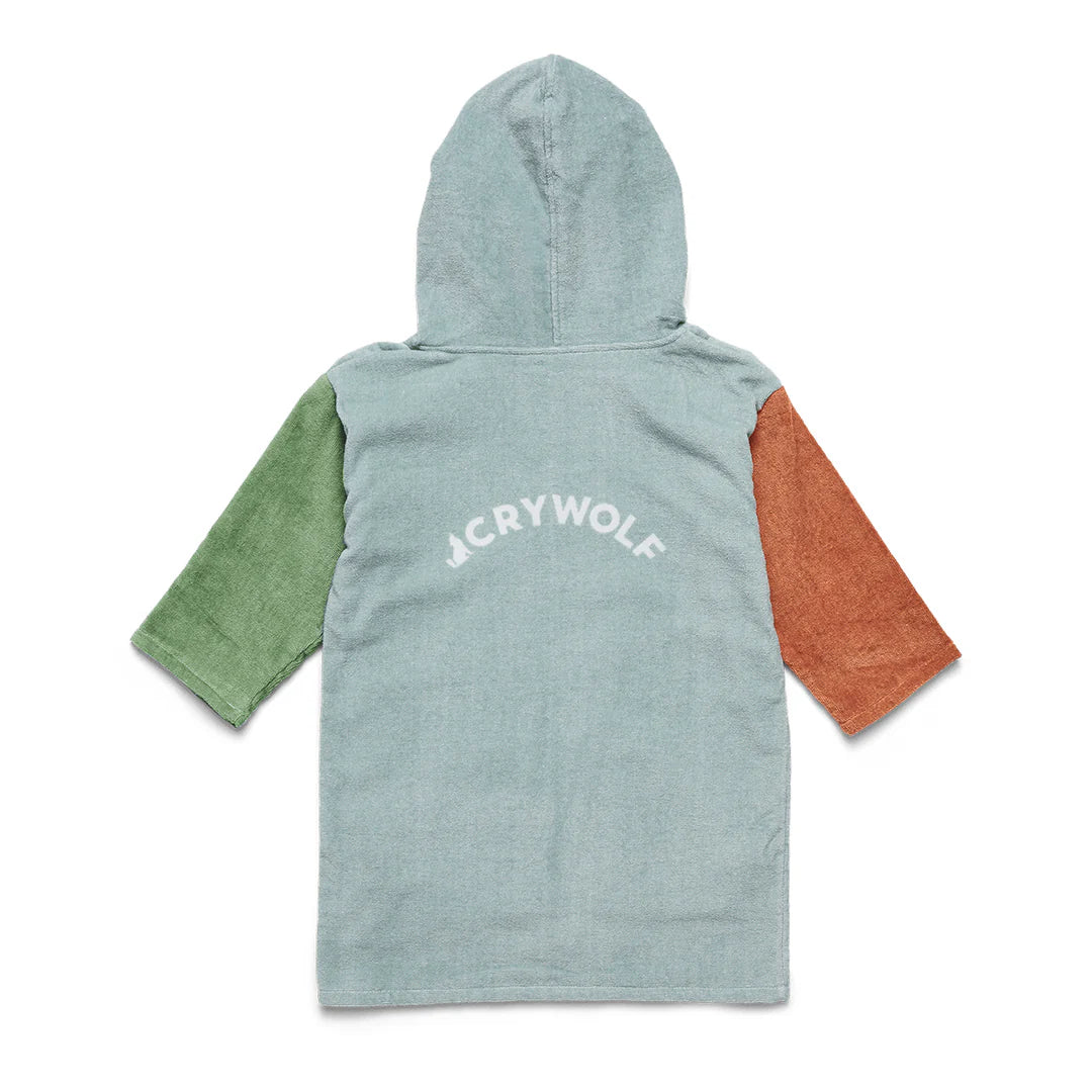 Crywolf Everywhere Zip-Up Towel Ocean Colour Block