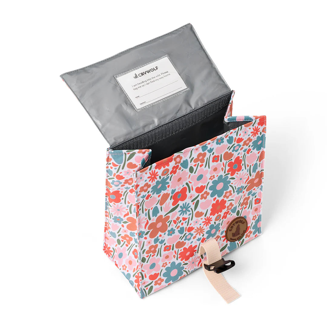 Crywolf Insulated Lunch Bag Flower Market