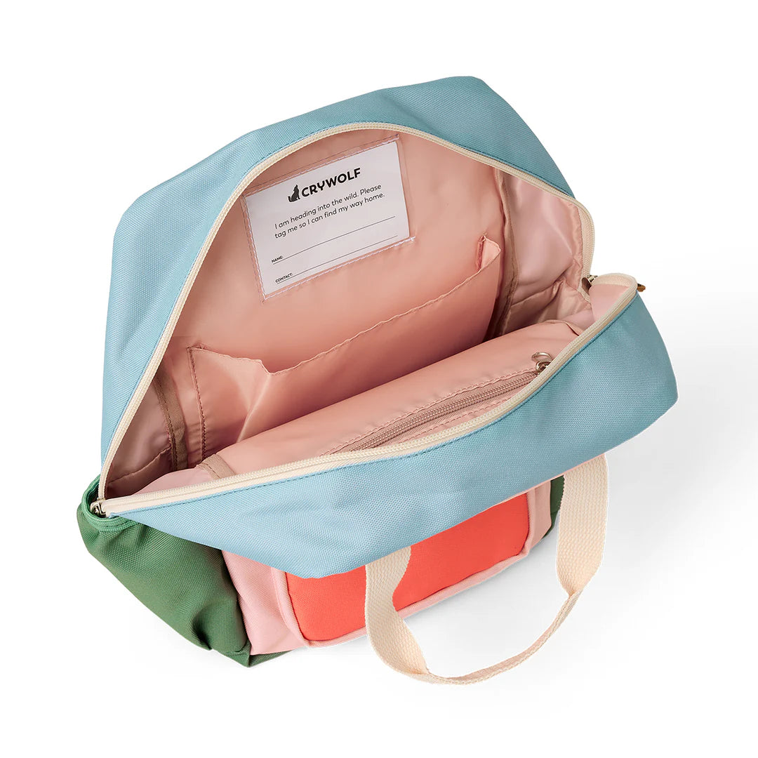 Crywolf Mini Backpack Sunset Colour Block