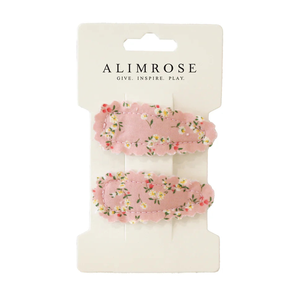 Alimrose Hair Clip Set - Posy Heart