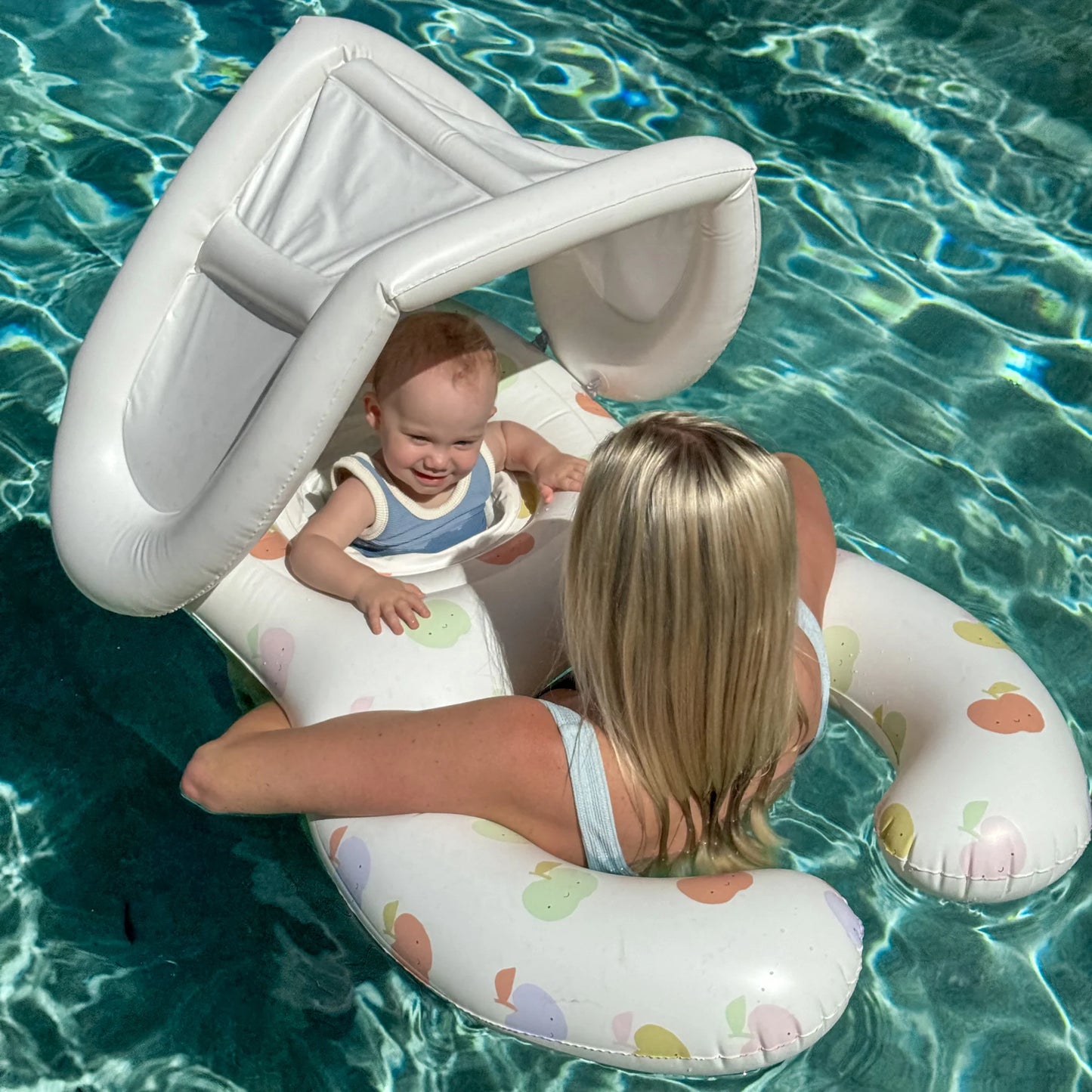 Sunny Life Float Together Baby Seat Apple Sorbet