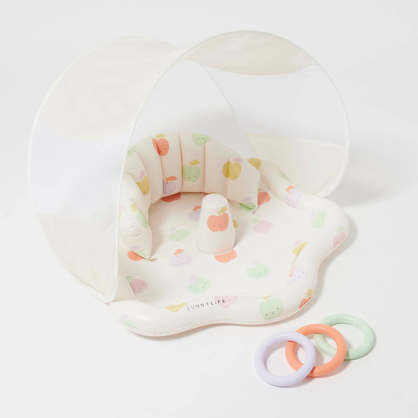 Sunny Life Baby Playmat with Shade Apple Sorbet