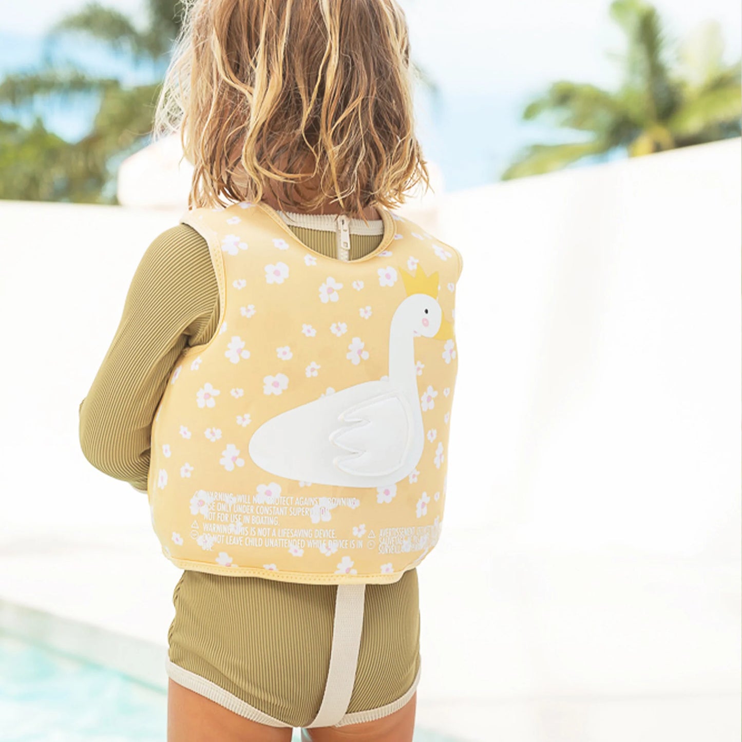 Sunny Life Kids Swim Vest Princess Swan Buttercup