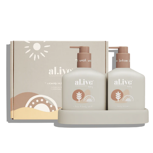 Al.ive Baby Hair & Body Duo - Calming Oatmeal