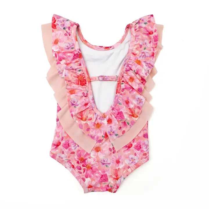 With Love For Kids Ruffle Swimmers - Flora