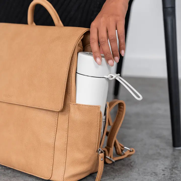 Vanchi Emmy Vegan Backpack - Camel